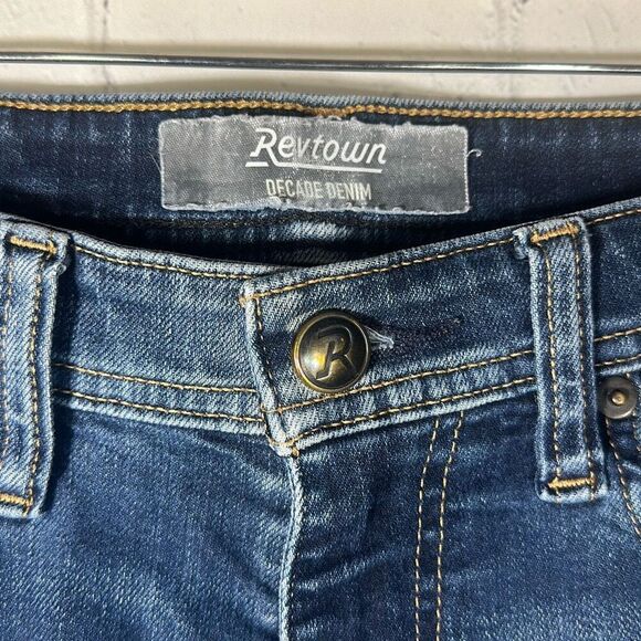 Revtown Taper  Jeans Men's W33 x L33 Stretch Blue Medium Wash Denim - Picture 3 of 13